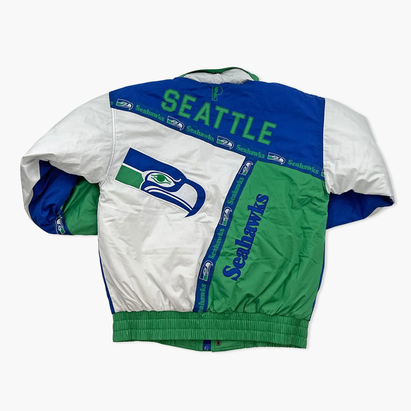 Seattle Seahawks Tape Hooded Jacket - Image 2