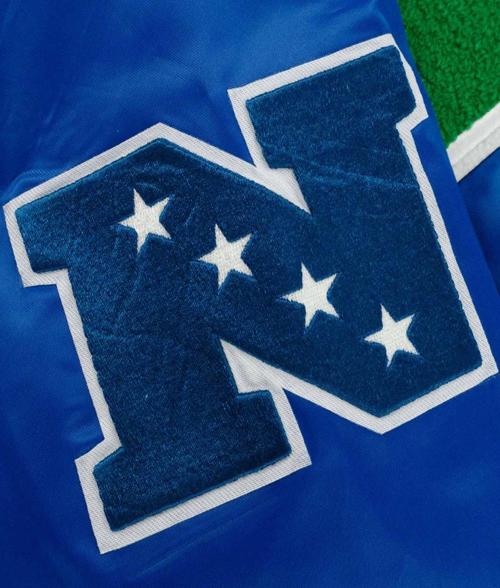 Seattle Seahawks Cream Throwback Classic Jacket - Image 7