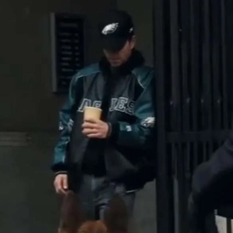 Shooter Mark Wahlberg Philadelphia Eagles Leather Jacket - Image 4