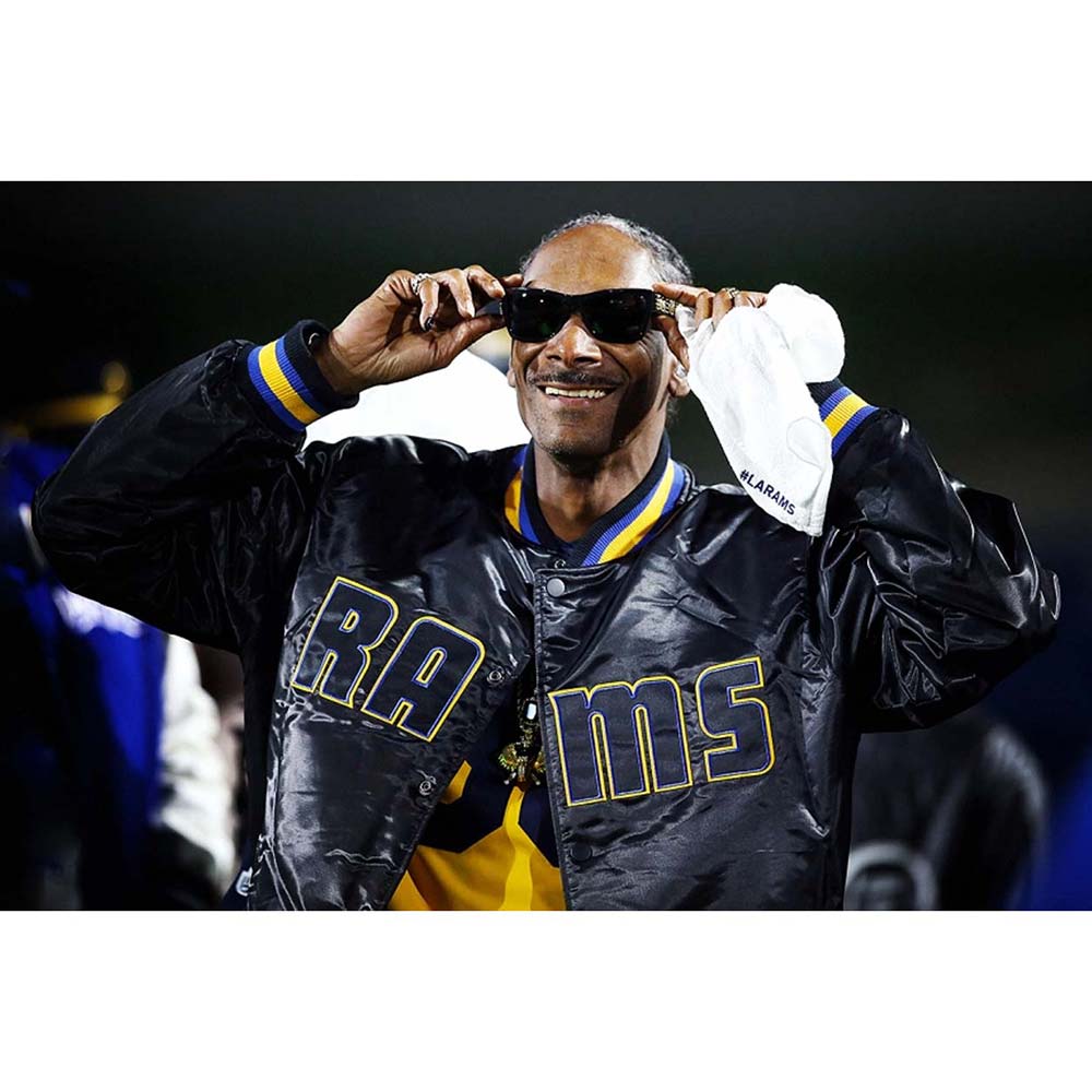 Los Angeles Rams Snoop Dogg Bomber Black Jacket - Image 10