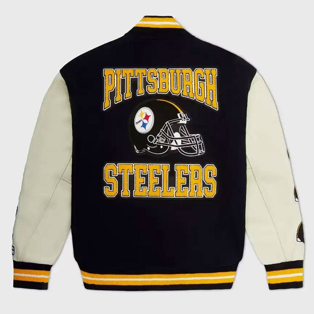 Pittsburgh Steelers Snoop Dogg OVO Varsity Jacket - Image 3