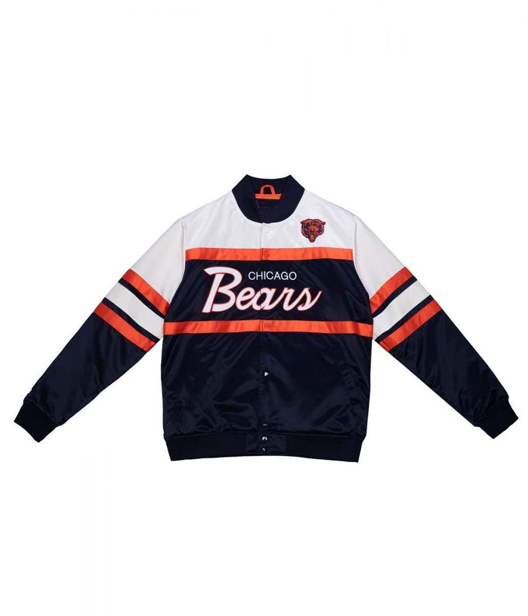 Special Script Chicago Bears Varsity Heavyweight Satin Jacket