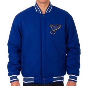 Varsity St. Louis Blues Royal Blue Wool Jacket