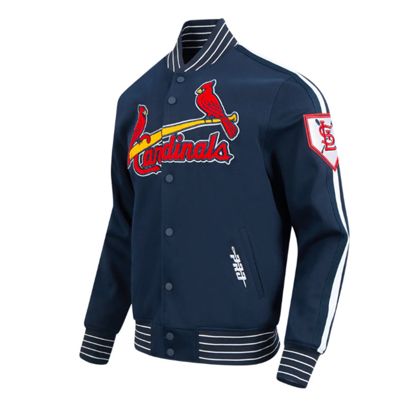 St. Louis Cardinals Current Logo Game Day Navy Jacket - Image 3