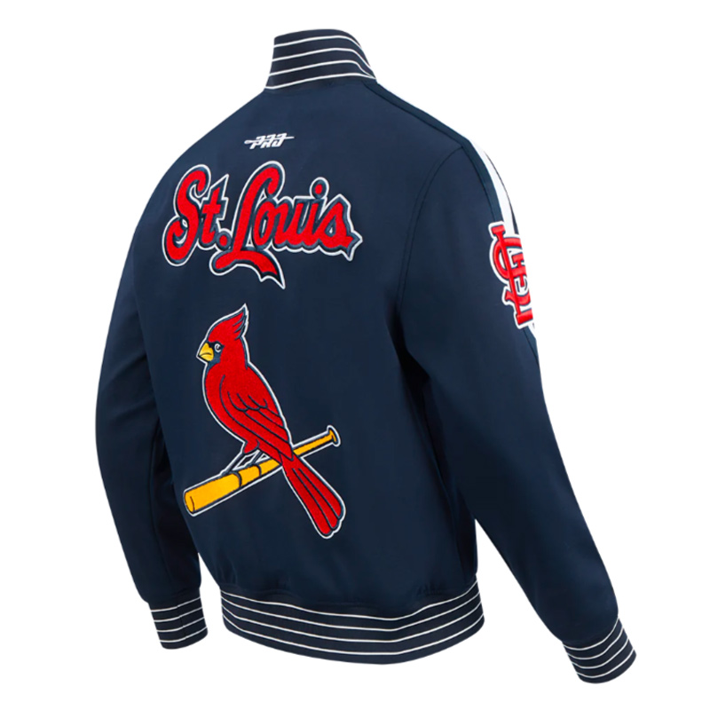 St. Louis Cardinals Current Logo Game Day Navy Jacket - Image 4