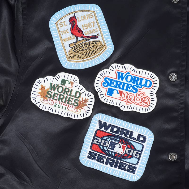 Philadelphia Phillies Diy Pick Stitch Classic Rib Satin Jacket - Image 8