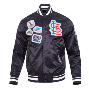 St. Louis Cardinals Diy Pick Stitch Classic Rib Satin Jacket