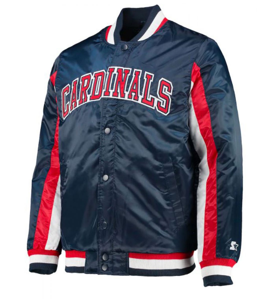 Starter St. Louis Cardinals The Ace Satin Blue Jacket