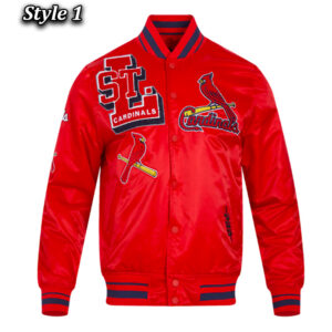 St. Louis Cardinals Mashup Classic Rib Satin Jacket