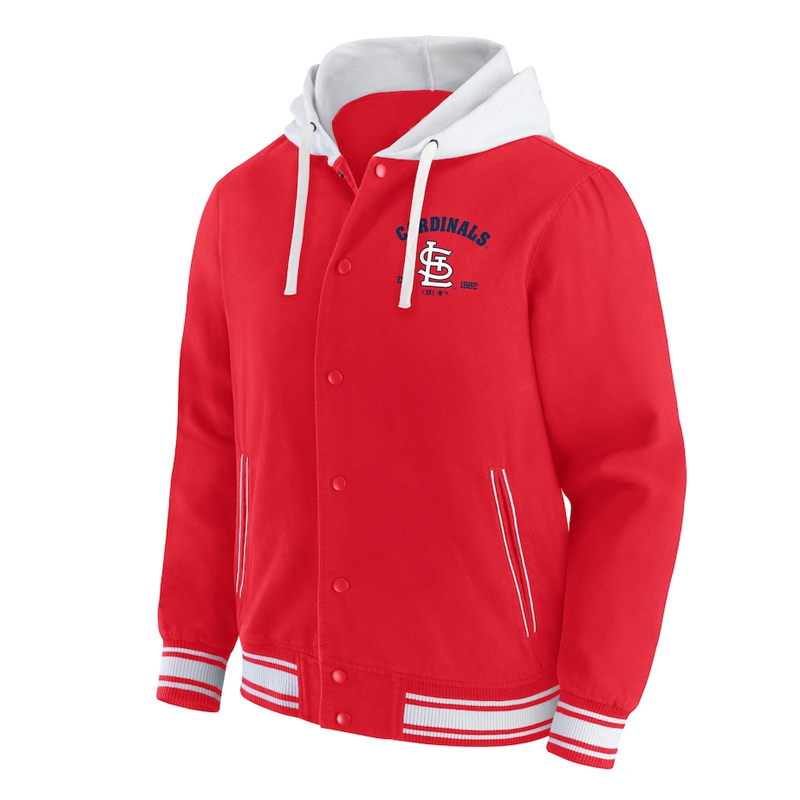St. Louis Cardinals Red Cotton Hooded Jacket