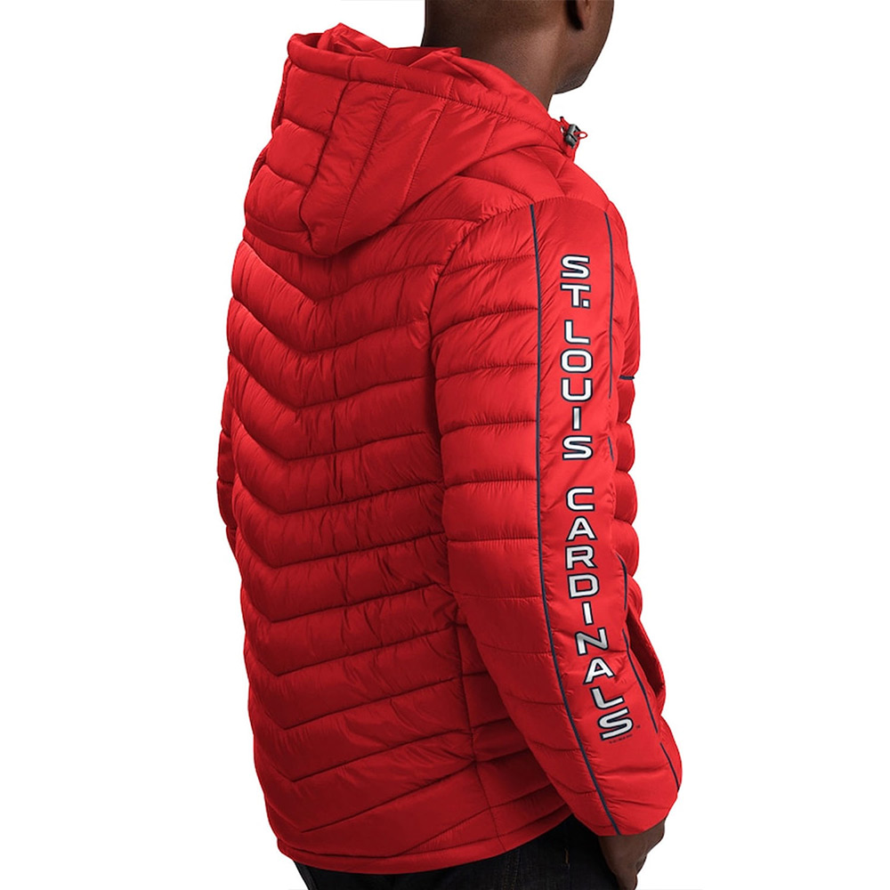 Splitter Soft Down Touch St. Louis Cardinals Puffer Red Jacket - Image 5