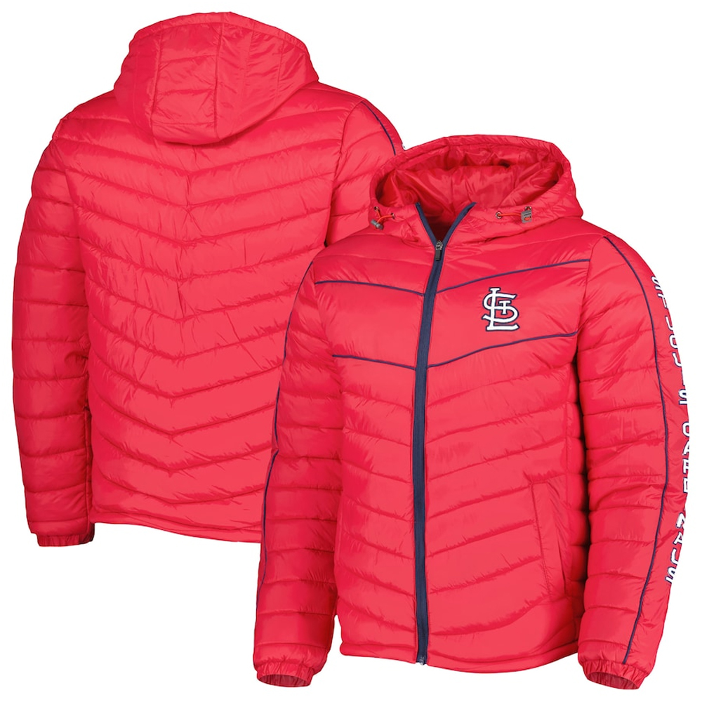 Splitter Soft Down Touch St. Louis Cardinals Puffer Red Jacket - Image 3