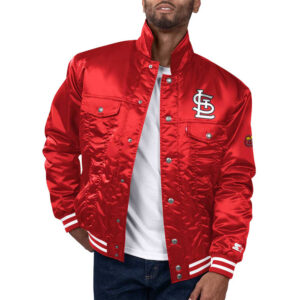 St. Louis Cardinals Red Silver Tab Trucker Jacket