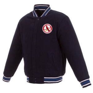 St. Louis Cardinals Navy Wool Varsity Jacket