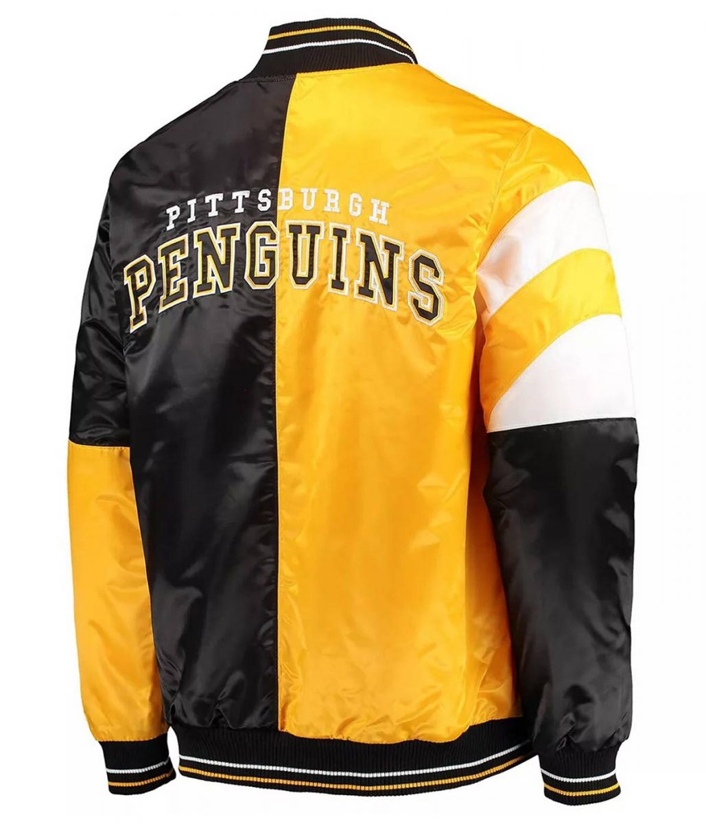 The Leader Pittsburgh Penguins Black/Yellow Jacket - Image 2