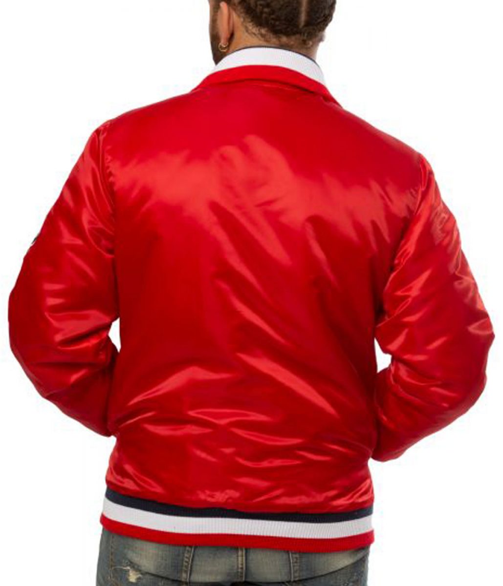 Boston Red Sox Varsity Satin Jacket - Image 2