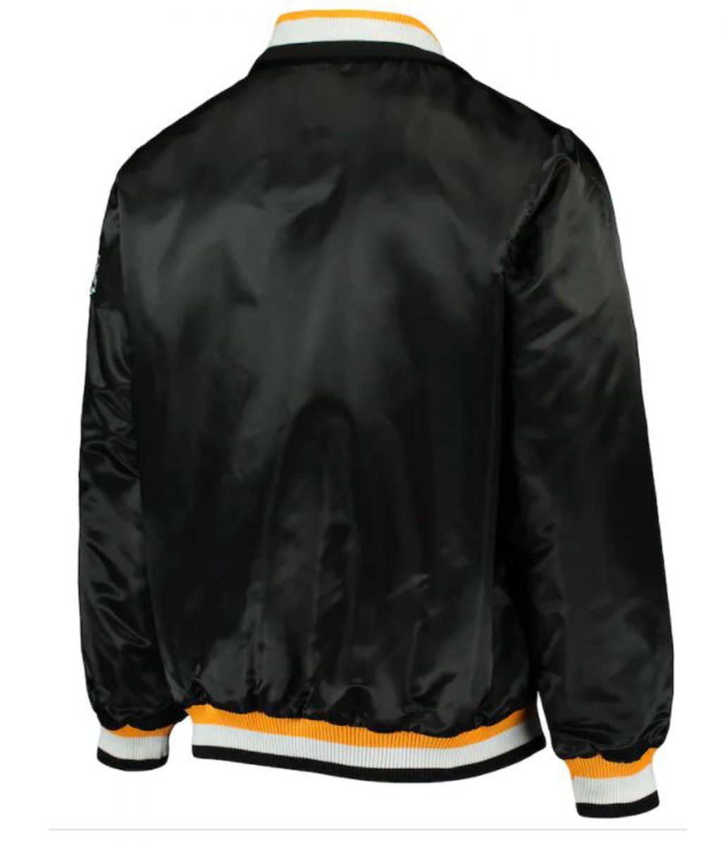 Starter Pittsburgh Penguins Black Bomber Jacket - Image 2