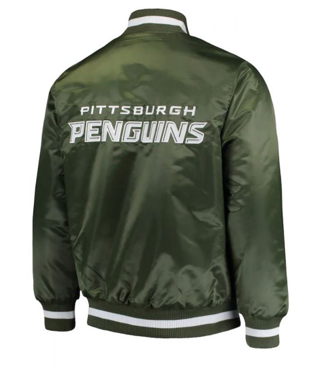 Pittsburgh Penguins Starter Green Jacket - Image 2