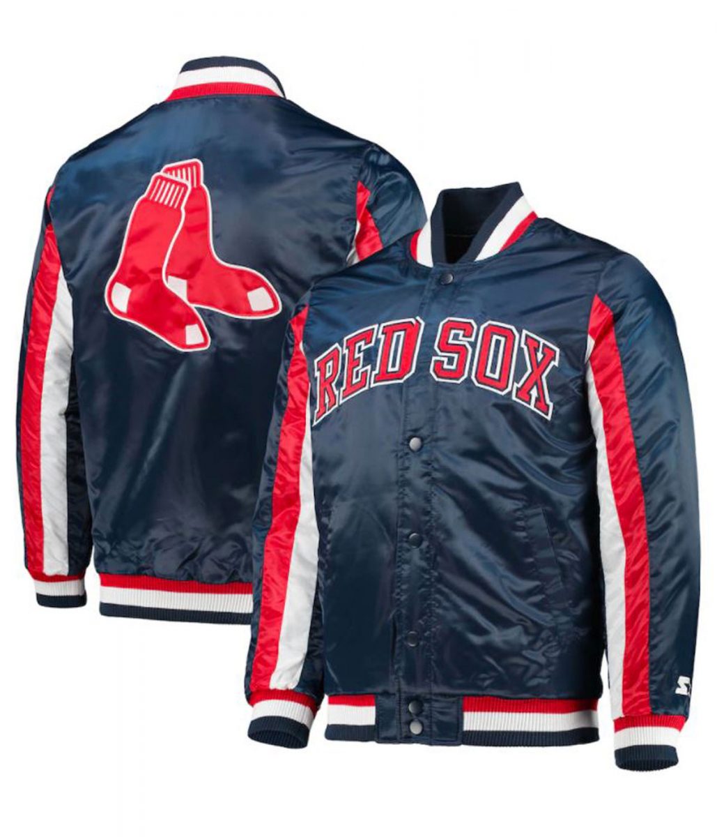 The Ace Boston Red Sox Starter Blue Jacket - Image 3