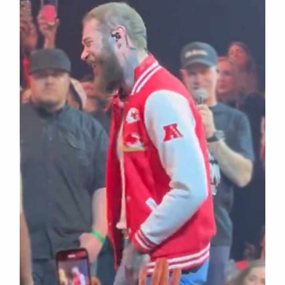 Super Bowl LVIII Post Malone Kansas City Chiefs Jacket - Image 3
