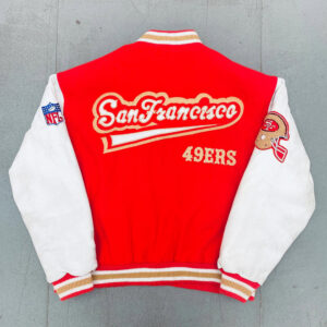 San Francisco 49ers 1990 Super Bowl XXIV Champions Varsity Jacket