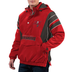 Home Team Tampa Bay Buccaneers Half-Zip Hoodie Jacket