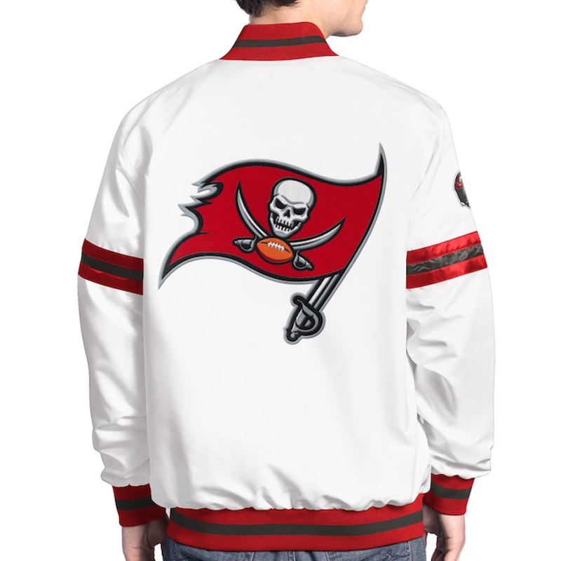 Tampa Bay Buccaneers Scout Varsity Satin Jacket - Image 2