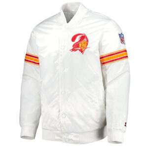 White The Power Tampa Bay Buccaneers Satin Jacket