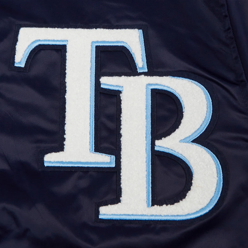 Tampa Bay Rays Mashup Classic Rib Satin Jacket - Image 8