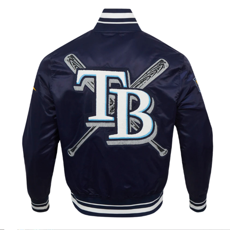 Tampa Bay Rays Mashup Classic Rib Satin Jacket - Image 2