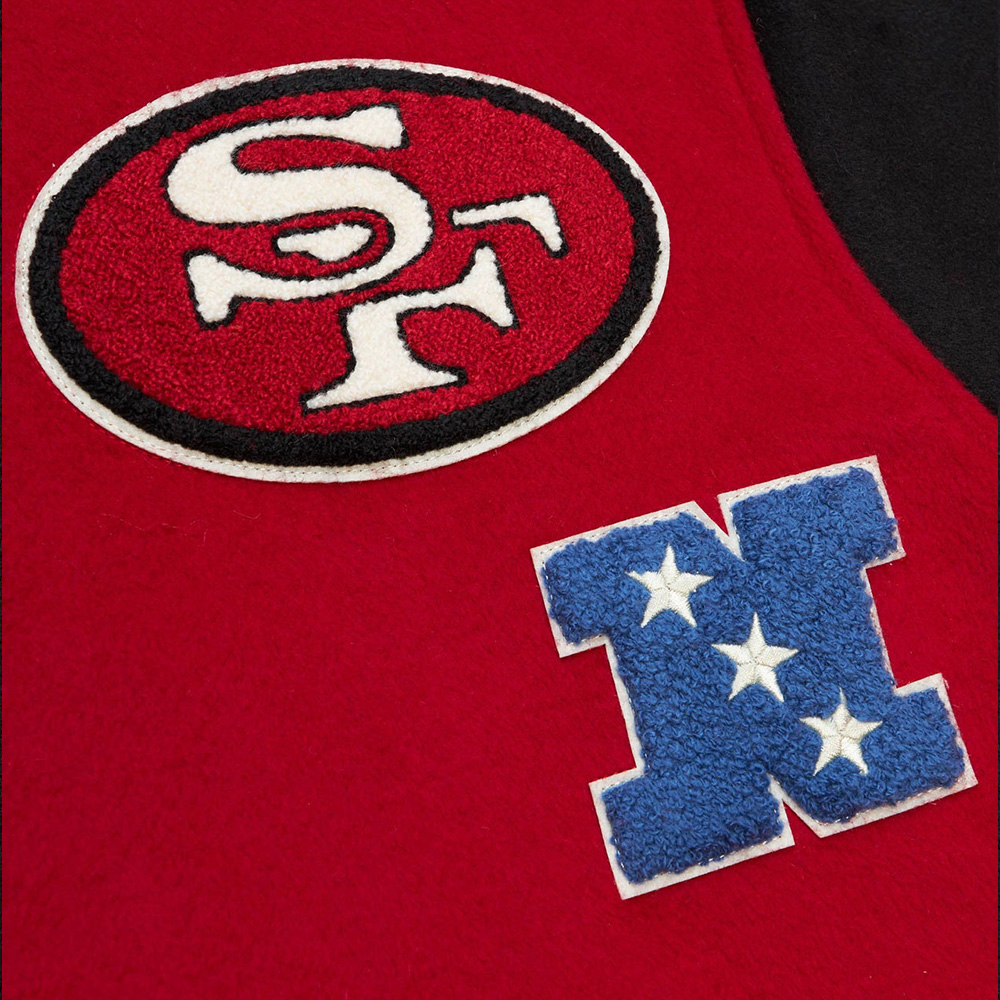 San Francisco 49ers Team Legacy Varsity Jacket - Image 4
