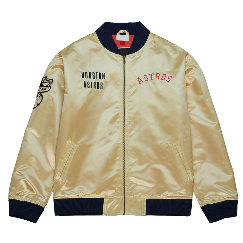 Houston Astros Team OG 2.0 Gold Satin Jacket