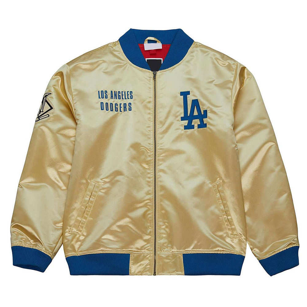 LA Dodgers Team OG 2.0 Gold Satin Jacket