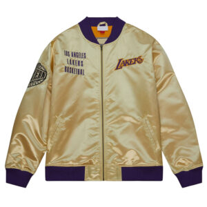 LA Lakers Team OG 2.0 Gold Satin Jacket