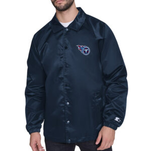 Tennessee Titans Retro Logo Coaches Jacket