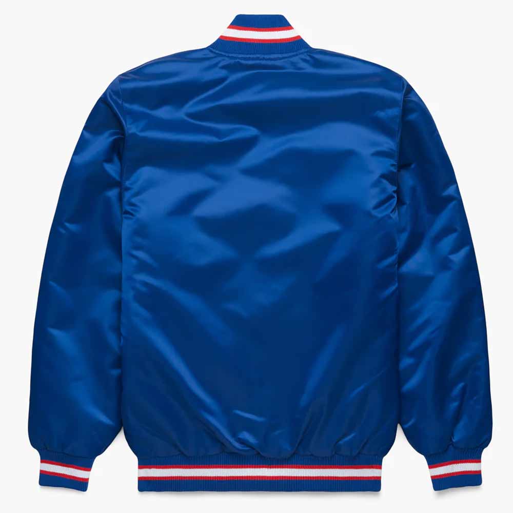 Texas Rangers Classic Royal Satin Jacket - Image 2
