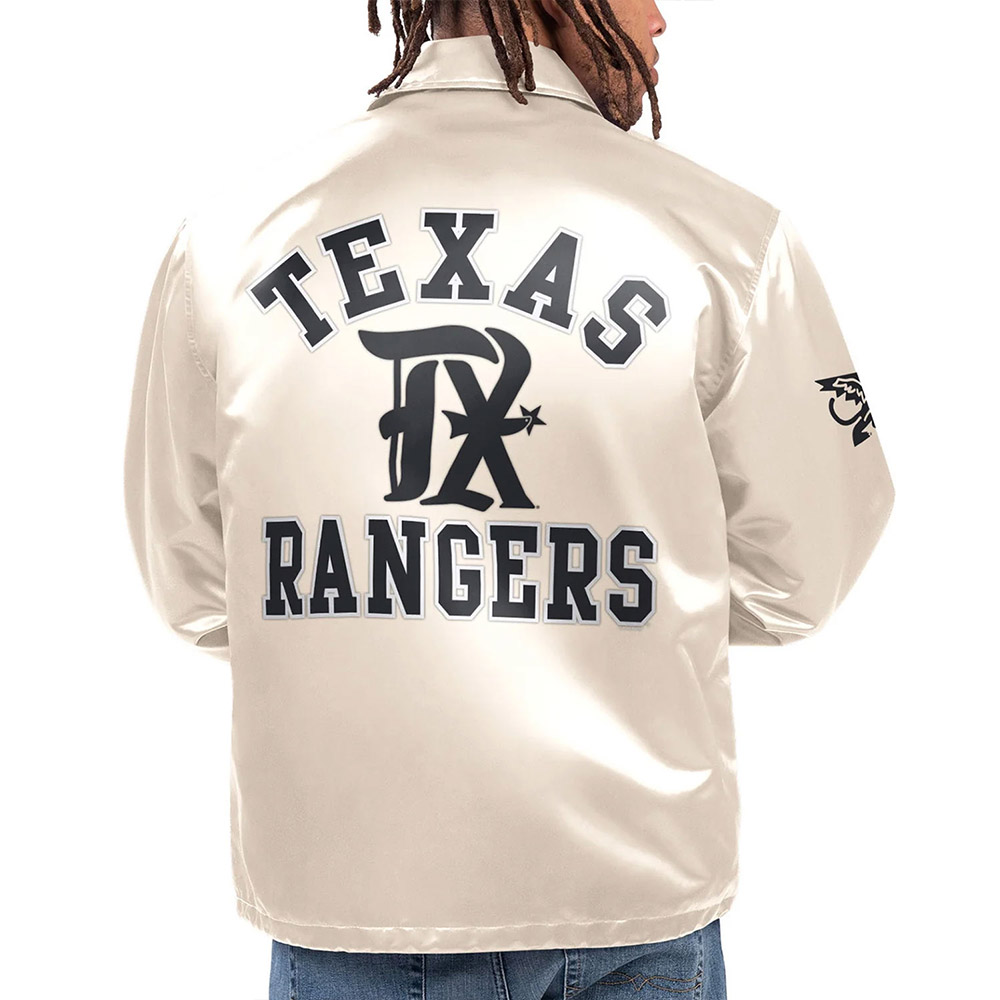 Texas Rangers Option Route Coaches Jacket - Image 2