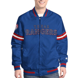 Texas Rangers Scout Varsity Satin Jacket