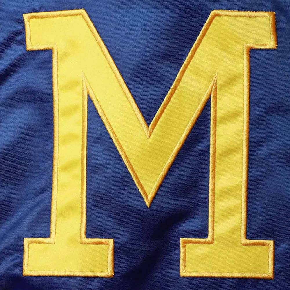 The Captain II Milwaukee Brewers Varsity Royal Satin Jacket - Image 4