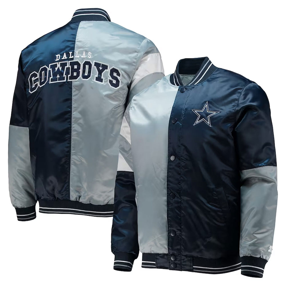 Dallas Cowboys The Leader Varsity Satin Jacket - Image 3