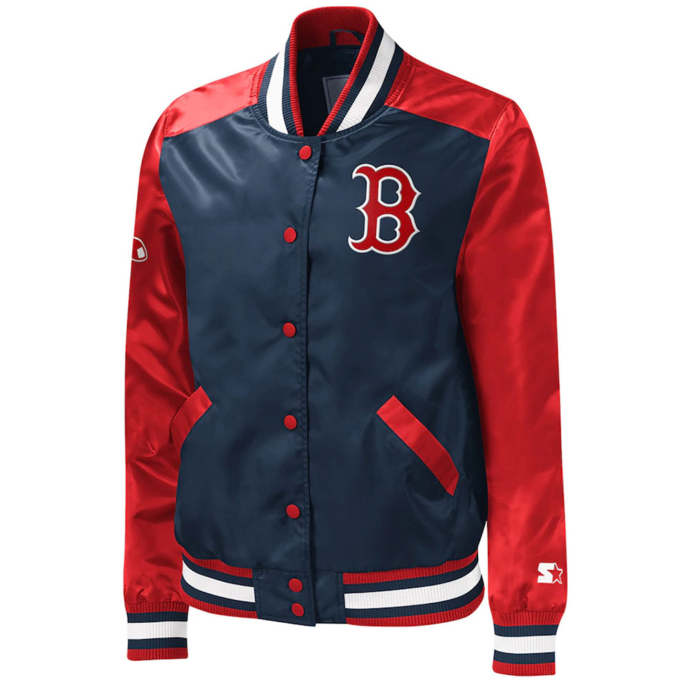 Boston Red Sox The Legend Red/Blue Satin Jacket