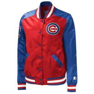 Chicago Cubs The Legend Red/Blue Varsity Satin Jacket