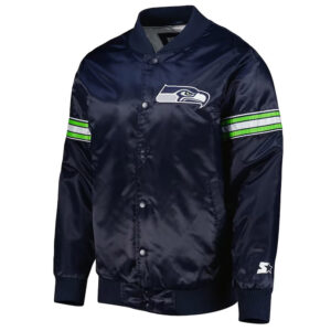 Navy Seattle Seahawks The Pick and Roll Jacket