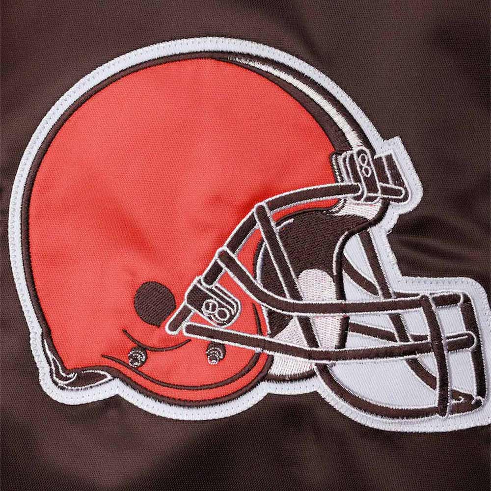 The Reliever Cleveland Browns Satin Jacket - Image 4