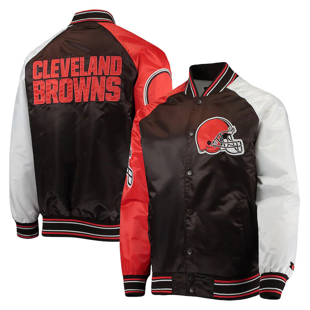 The Reliever Cleveland Browns Satin Jacket - Image 3