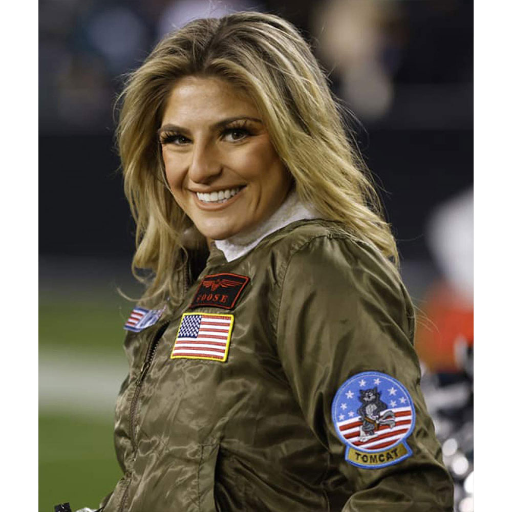 Top Gun Philadelphia Eagles Cheerleaders Jacket - Image 11