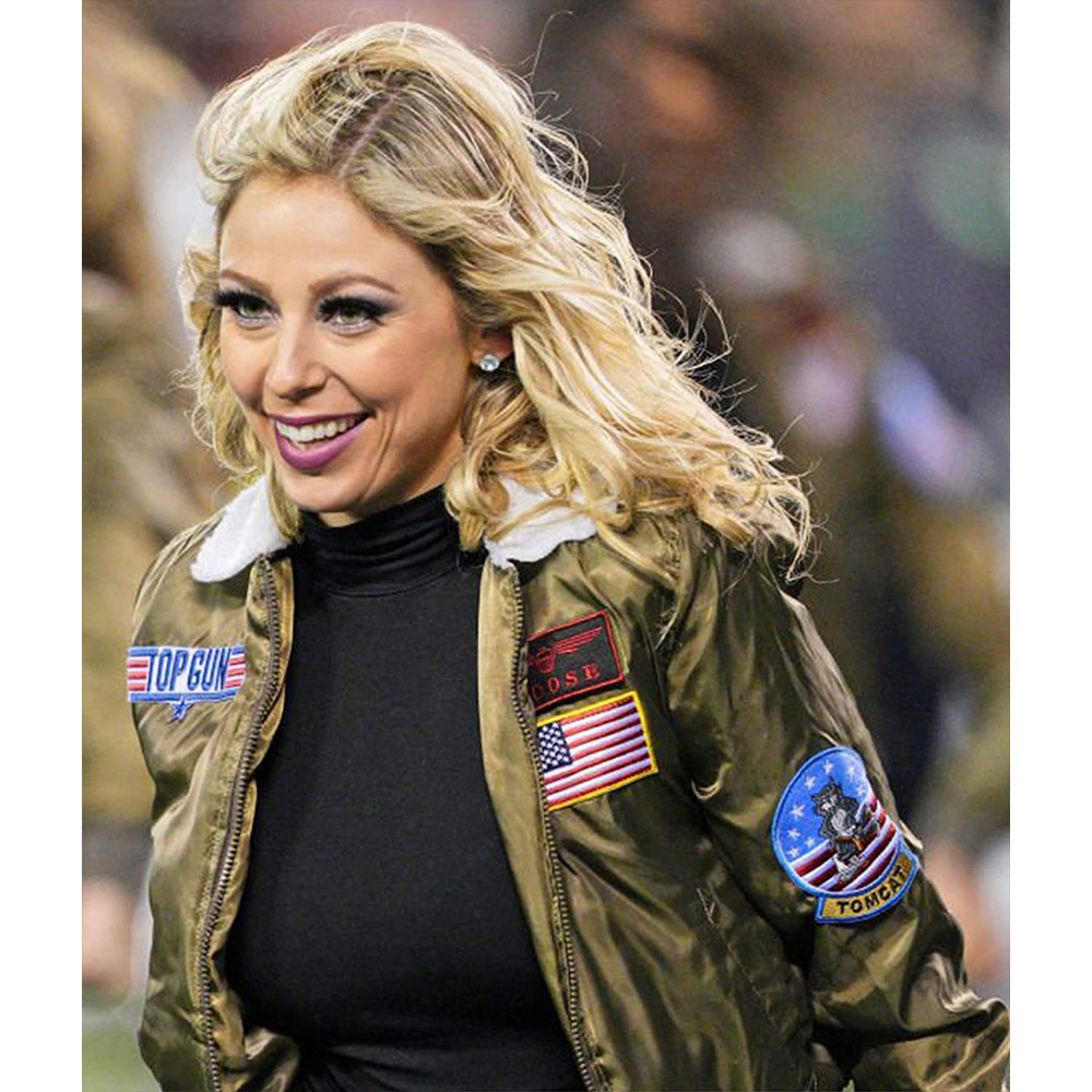 Top Gun Philadelphia Eagles Cheerleaders Jacket - Image 12