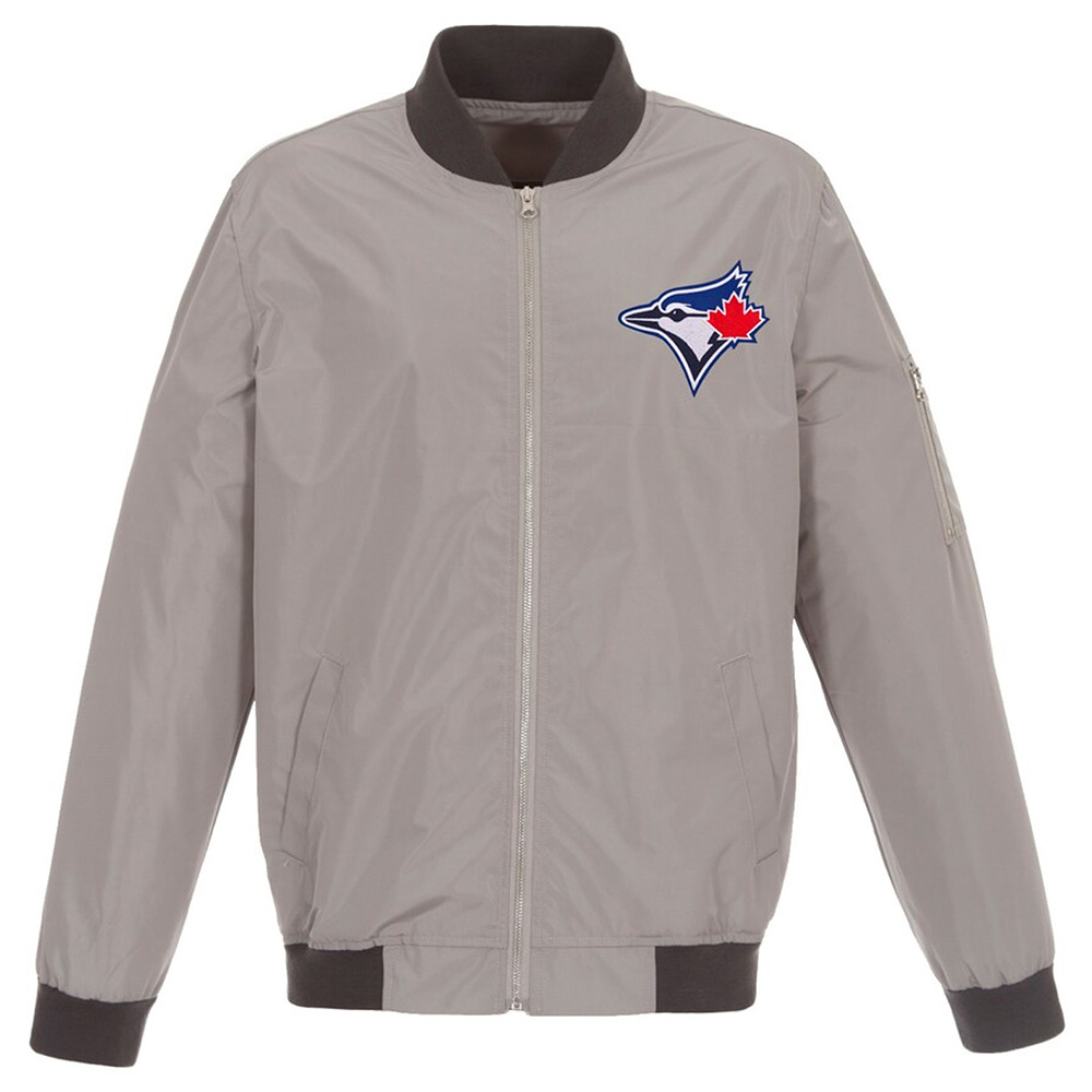 Toronto Blue Jays Nylon Bomber Jacket - Image 2