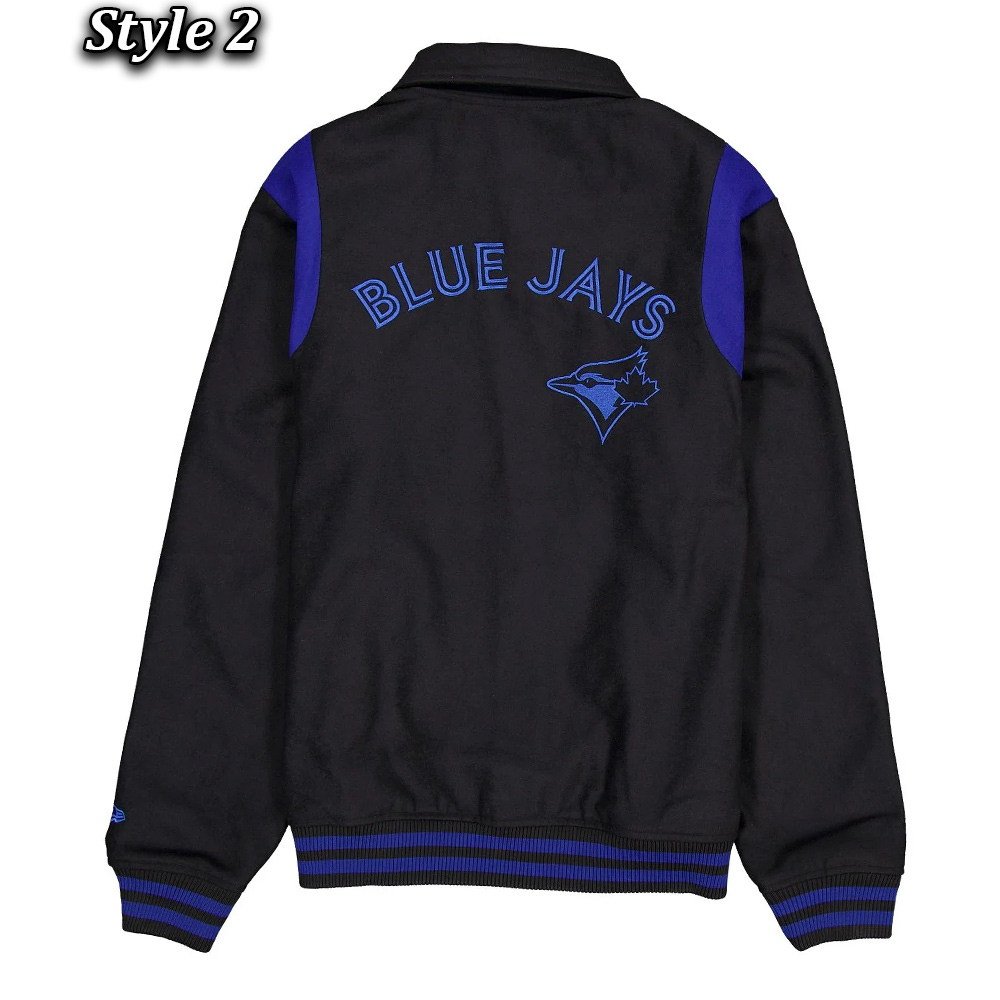 Toronto Blue Jays Sport Night Teddy Varsity Jacket - Image 4
