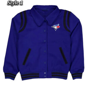 Toronto Blue Jays Sport Night Teddy Varsity Jacket